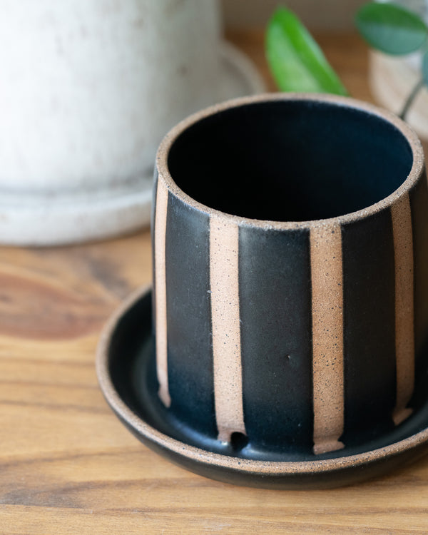 4 Inch Planter - Striped