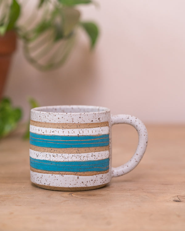 The One with Vertical and Horizontal Lines- 14 oz Mug