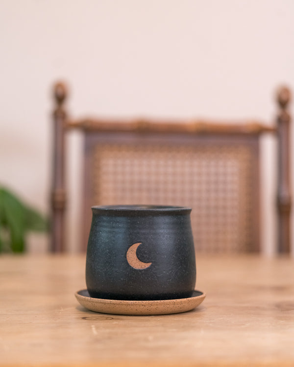 3.5" Planter- Moon