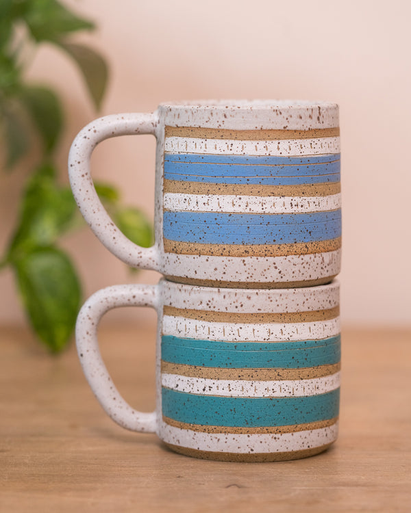 The One with Vertical and Horizontal Lines- 14 oz Mug
